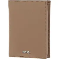 HUGO BOSS Leren Portemonnee Classic Grained Wallet Camel Lichtbruin