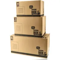 Discountershop Verhuisdozen Set - 125L, 95L & 50L - Stevige & Professionele Verhuisdozen - Groot Formaat