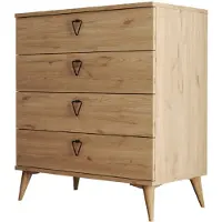 Skye Decor Vella Commode | 100% Melamine | 18mm | 80cm Breedte | Eik