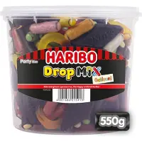 Haribo 6x Haribo Dropmix Gekleurd Party 550 Gr