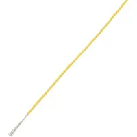 TRU COMPONENTS 1567221 Draad LiY 1 x 0.22 mm² Geel 100 m