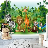Karo-art Fotobehang - Dieren uit de Jungle