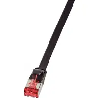 Logilink CF2053S RJ45 Netwerkkabel, patchkabel CAT 6 U/FTP 2.00 m Zwart Vergulde steekcontacten 1 stuk(s)