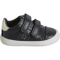 Vertbaudet Leren babysneakers met klittenband marineblauw