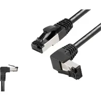 Bkl Electronic 144027 RJ45 Netwerkkabel, patchkabel CAT 8.1 S/FTP 5 m Zwart Halogeenvrij 1 stuk(s)