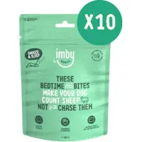 Imby bedtime bites hondensnacks - 10 X 100 gr - Plantaardige Hondenkoekjes - Laag in calorieën - 100% natuurllijke hondensnoepjes