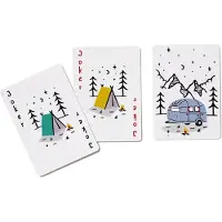 Nobrand Kaartspel/Speelkaarten - Wildwood Caravan Thema - 8.5x6cm
