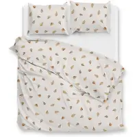 Zohome Zo Home Dekbedovertrek Katoen Satijn Aurelia - off white 260x200/220cm