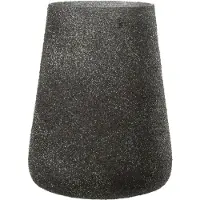 J-Line Windlicht glitter glas paars large