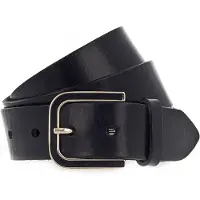 Vanzetti Leren Riem 35mm Leather Belt W65 Black Zwart