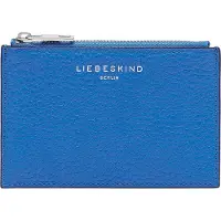 Liebeskind berlin Leren Kaarthouder Lora Heavy Pepple Star Card Holder Pool Blauw