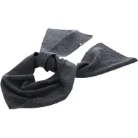 Marc O'Polo Sjaal Knit Scarf Dark Grey Melange Grijs
