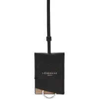 Liebeskind berlin Leren Sleutelhanger Chudy Small Pebble Pendant Black Zwart