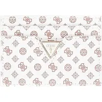 GUESS Kaarthouder Card Holder White Logo Multi Wit