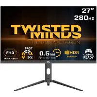 Twisted Minds - Supreme Series Flat 27" FHD - 280HZ 0.5MS Fast IPS HDMI 2.1 Gaming Monitor