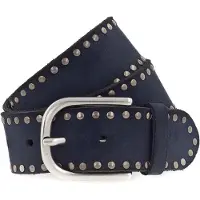 Vanzetti Leren Riem 40mm Leather Belt W75 Marine Blauw