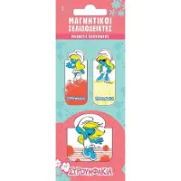 Hole in the Wall Smurfin boekenlegger - De Smurfen - 3 stuks - 5 cm