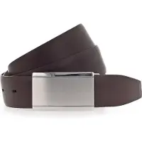 Vanzetti Leren Riem Dresscode: Business 35mm Cambered Belt W120 Dark Brown Donkerbruin