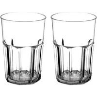 Rbdrinks Multifunctionele Kunststof Glazen – 45cl – Transparant – 2 Stuks