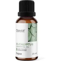 OstroVit Eucalyptus Essential Oil 15 ml - Eucalyptus Essentiële Olie - 15 ml - VEGAN - Geschikt voor Consumeren, baden, massage, sauna, aromatisatie en Aromatherapie!