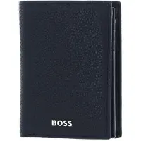 HUGO BOSS Leren Portemonnee Classic Grained Wallet Navy Donkerblauw