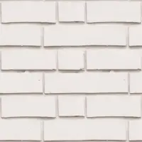 Crearreda Muurstickers White Bricks 30 X 30 Cm Eva Wit 3 Stuks