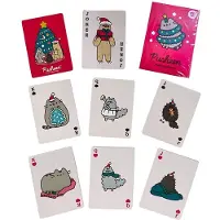 Puckator Kaartspel/Speelkaarten - Kerstmis Thema Pusheen Cat - Pusheen de Kat - 8.5x6cm