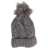 Out of the blue - muts - beanie - damesmuts gevoerd - winter - grijs