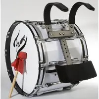 Fame Professional Marching basDrum 22"x14", Birch, + Tragegestell - Marching bass drum