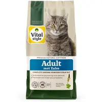 VITALstyle Adult Zalm Kattenvoer 10 Kg