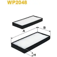 WIX FILTERS WP2048 Interieurfilter
