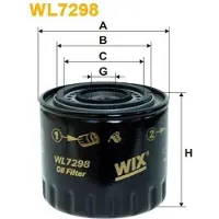 WIX FILTERS WL7298 Oliefilter