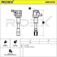 RIDEX 689C0136 Bobine