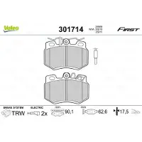 Valeo 301714 Remblokken