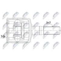 NTY NPW-IS-006 Aandrijfas
