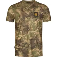Härkila Deer Stalker Camo T-Shirt Outdoor T-Shirt Scandinavische T-Shirt Jacht T-Shirt Korte Mouwen Maat -M