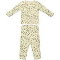 Little Dutch pyjama groen Jongens/Meisjes Stretchkatoen Ronde hals All over print - maat 98/104