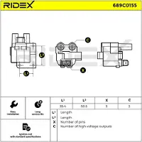 RIDEX 689C0155 Bobine
