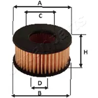 Japanparts FO-GAS45S Brandstoffilter