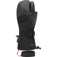 Racer - Skihandschoenen - Ltk Black Black voor Heren van Softshell - Maat 7 - Zwart