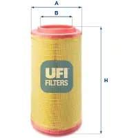 Ufi 27.E35.00 Luchtfilter