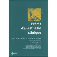 Arnette Précis d'anesthésie clinique
