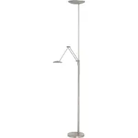 Highlight Vloerlamp New Roma Nikkel met leesarm