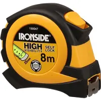 Ironside Rolbandmaat 8Mtr/25mm Slagvast - 1875047
