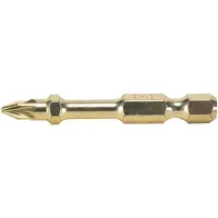 Makita Bits, B-28298 XTT slagschroevendraaier bit vorm E Pozidriv 3 50 mm per 2 stuks