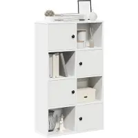 vidaXL Boekenkast 60x24x101,5 cm bewerkt hout wit