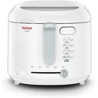 Tefal Uno FF2031 - Frituurpan - 1,8 L - Compact Design - Coolwall - Kijkvenster - Instelbare thermostaat - 1600W - Wit