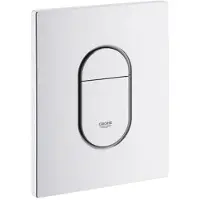 GROHE Arena Cosmopolitan bedieningsplaat tweeknops frontbediening verticaal Wit