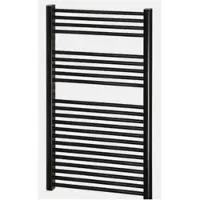 Boss & Wessing Designradiator nile gobi 110x60 cm zwart