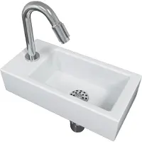 Wiesbaden Fonteinpack rhea mini 36x18x9 cm rechts chroom